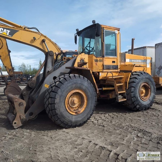 LOADER, 1998 VOLVO L120C, EROPS, ATTACHMENT QUICK CONNECT. ATTACHMENT IN LOTS 335, 341, 342 FIT THIS