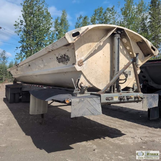 SIDE DUMP TRAILER, 2008 SMITHCO MODEL S3-42-34, TRI AXLE, 86,667LB GVWR