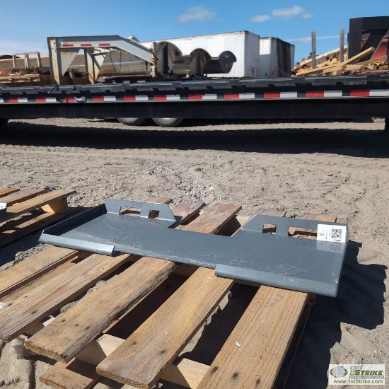 SKIDSTEER ATTACHMENT, BLANK PLATE
