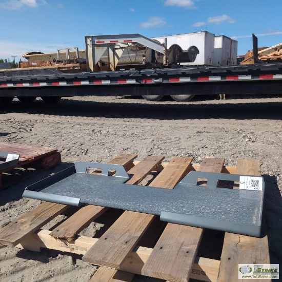 SKIDSTEER ATTACHMENT, BLANK PLATE
