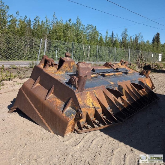 DOZER ATTACHMENT, SEMI U BLADE, APPROX 15FT WIDE