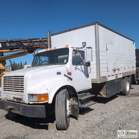 SERVICE TRUCK, 1993 INTERNATIONAL 4700 4X2, INTERNATIONAL DIESEL, AUTOMATIC TRANSMISSION, 25,500LB G