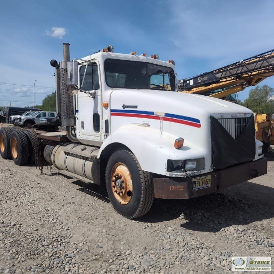 SEMI TRACTOR, 1996 INTERNATIONAL NAVISTAR MODEL 9400 6X4, CUMMINS N14 PLUS, SPICER 10 SPEED TRANSMIS