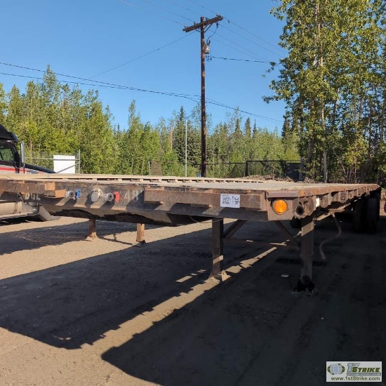 HIGH DECK TRAILER, ALLOY, 48FT X 8FT DECK, SPREAD AXLE