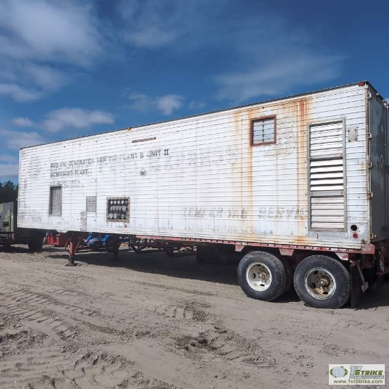 GENERATOR TRAILER, DELCO AC GENERATOR, 400KW, 500KVA, 3 PHASE, DETROIT DIESEL ENGINE, WITH SWITCH GE