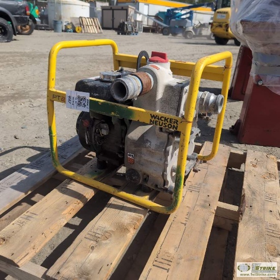 TRASH PUMP, WACKER NEUSON, 2IN, HONDA GAS ENGINE