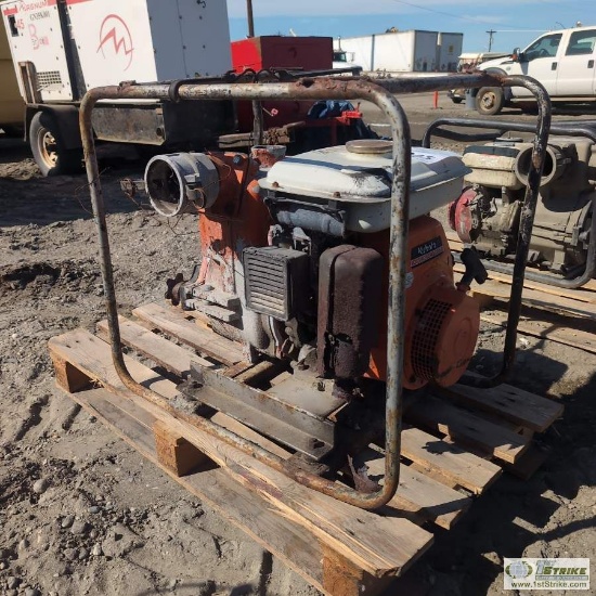TRASH PUMP, 3IN, KUBOTA GAS ENGINE