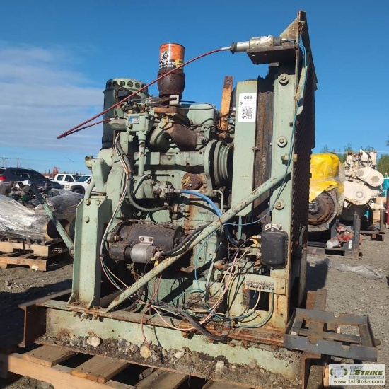 PTO DRIVE UNIT, DETROIT DIESEL 2CYL, GM PTO UNIT, SKID MOUNTED