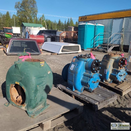 1 ASSORTMENT. MISC PUMPS AND PUMP HOUSINGS, INCLUDING: CORNELL, PIONEER