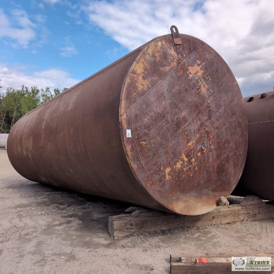 FUEL TANK, APPROX 14,000 GAL, STEEL CONSTRUCTION