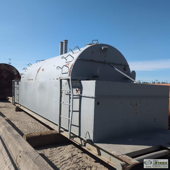 FUEL TANK, STEEL CONSTRUCTION, BUILT IN SPILL CONTAINMENT,40FT SKID MOUNTED
