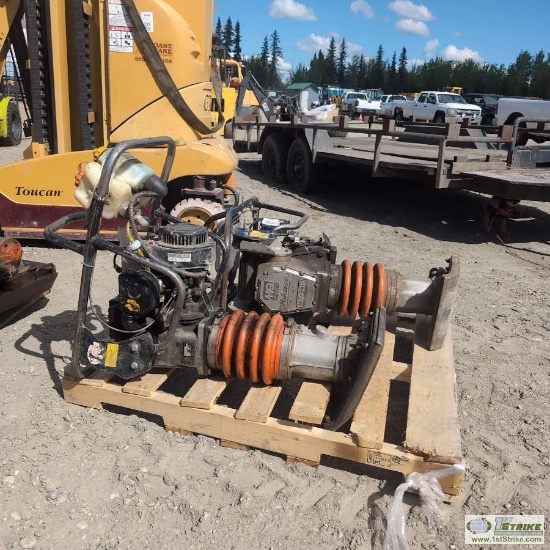 2 EACH. STAND UP COMPACTORS, MIKASA, INCL: 1EA MODEL MT-74EA, 178LB, GAS ENGINE, 1EA MODEL MT-75HS,