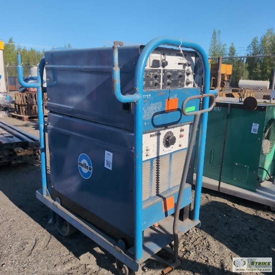 WELDER, MILLER TIG RIG MODEL, 230/460V, 3-PHASE, CART MOUNTED