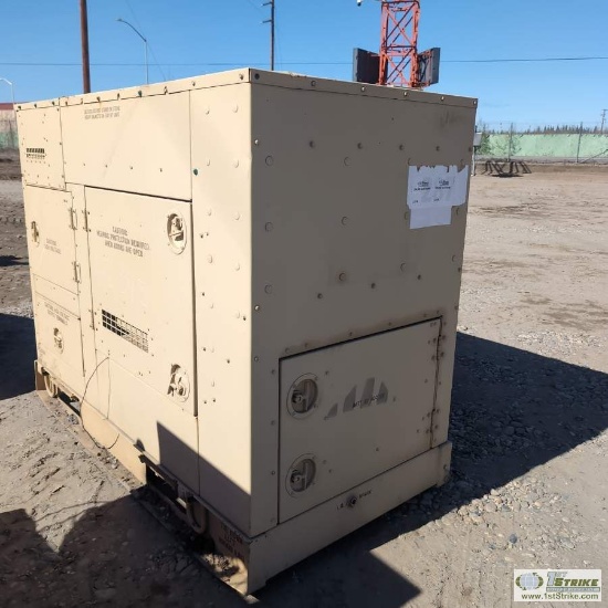 GENERATOR, 2000 FREEMONT MODEL MEP-804A, 15KW, 50/60HZ, 120/208V 3PHASE, 4 CYLINDER ISUZU DIESEL, EN