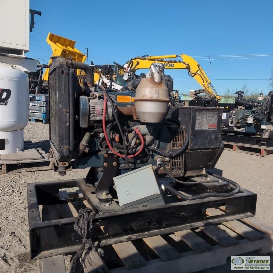 GENERATOR, 11.8KW, 14.75KVA, 208V, 3-PHASE, 3 CYLINDER KUBOTA DIESEL ENGINE, NEWAGE STAMFORD GEN, SK