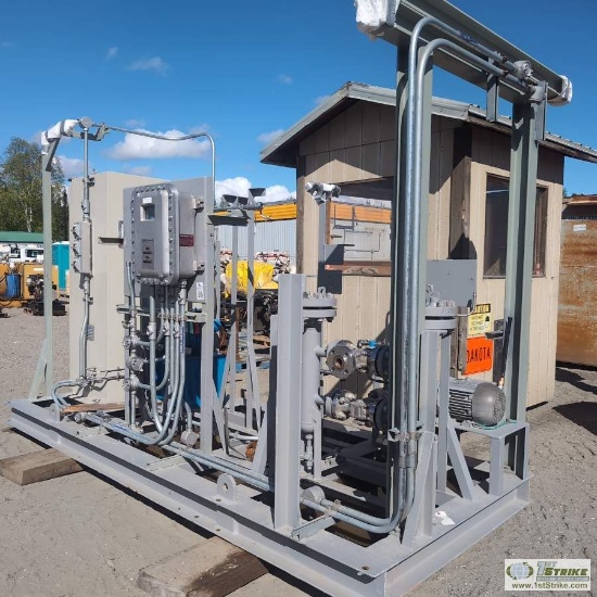 FAST LOOP SAMPLING SKID, CAMERON, 5FT WIDE X 12FT LONG X 8FT HIGH
