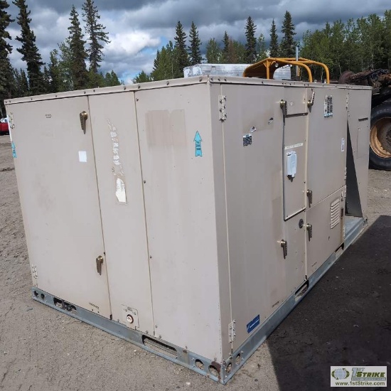 HVAC UNIT, LENNOX 64D46, NATURAL GAS FIRED, APPROX 192,000BTU OUTPUT, 460V, 60HZ, 3-PHASE