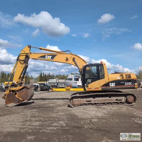 EXCAVATOR, 2003 CATERPILLAR 320CL, EROPS, 2066 CAT ENGINE, HYDRAULIC THUMB, ATTACHMENT QUICK CONNECT