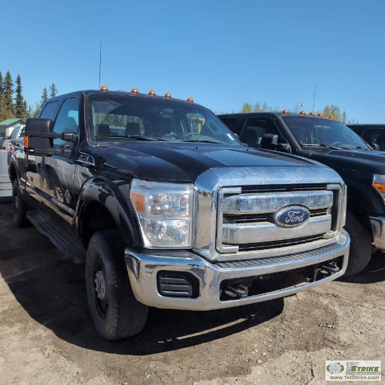 2013 FORD F-250 SUPERDUTY XLT, 6.7L POWERSTROKE, 4X4, CREW CAB, SHORT BED
