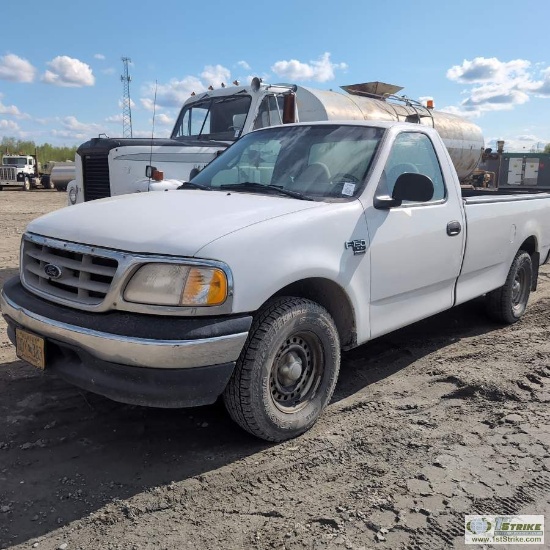 2000 FORD F150 XL, 4.8L TRITON, RWD, REGULAR CAB, LONG BED