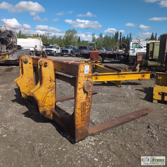 LOADER ATTACHMENT, FORKS, YOUNG, PIN ON, 6FT FORKS
