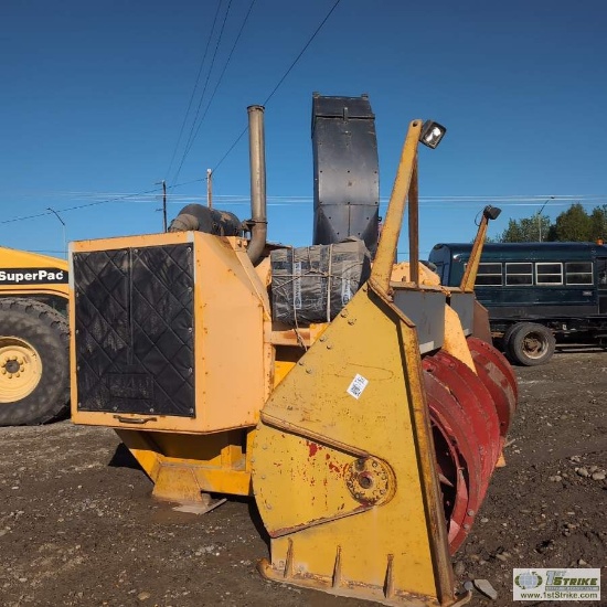 LOADER ATTACHMENT, SNOW BLOWER, STEWART & STEVENSON MODEL RA280, QUICK CONNECT TO FIT VOLVO L120, CU