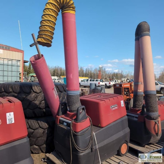 WELDING FUME EXTRACTOR, LINCOLN, 115V SINGLE PHASE