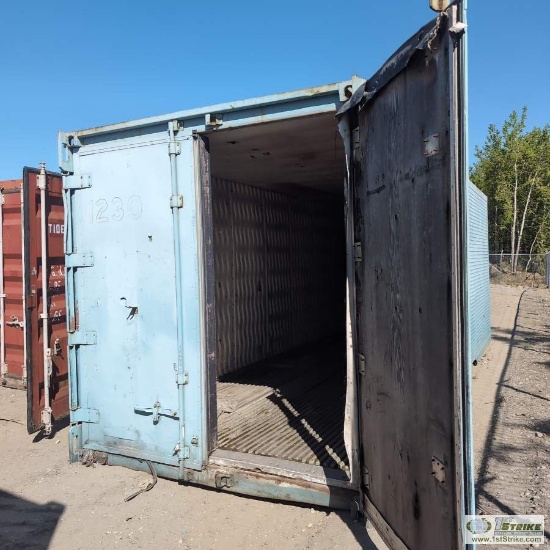 REEFER SKID, APPROX 24FT LONG X 8FT WIDE X 8FT 6IN HIGH, WITH THERMO KING MODEL HKE3 REEFER UNIT