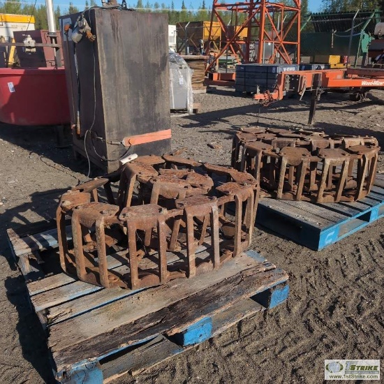 2 PALLETS. 2EA SKIDSTEER TRACKS