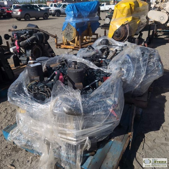 2 PALLETS. KUBOTA ENGINES