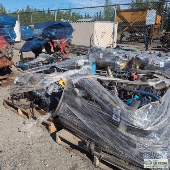 2 PALLETS. KUBOTA ENGINES