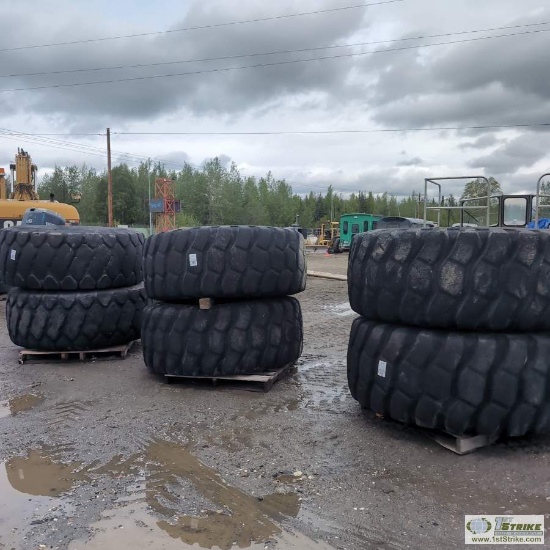 6 EACH. HEAVY EQUIPMENT TIRES