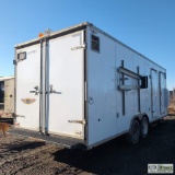 MOBILE SHOP TRAILER, 2013 H&H TRAILERS, TANDEM AXLE, 16000LB GVWR, INSULATED BOX, W/ GENERATOR, VIDM