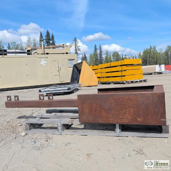 Forklift Jib, Steel Construction, Approx 93in Long