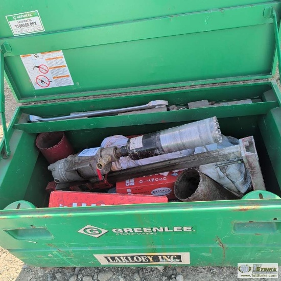 Concrete Coring Drill, Milwaukee, With Bits, Greenlee Box