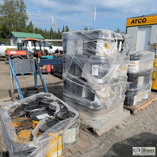 3 Pallets. Asphalt Sealant