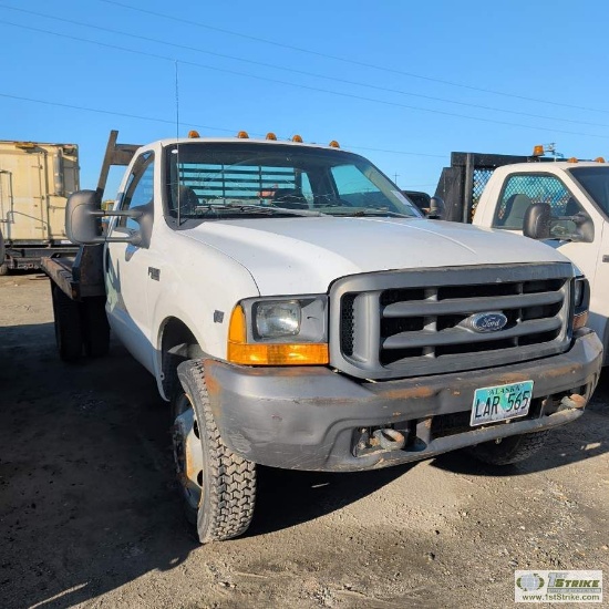 1999 Ford F-450 Superduty, 6.8l Triton, 4x4, Dually, Single Cab, 11ft X 8ft Flat Bed. Unknown Mechan