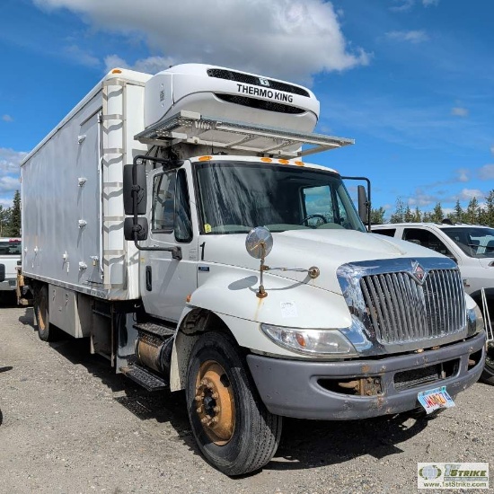 Refrigerated Box Truck, 2008 International Model 430 Sba 4x2, Maxxforce Diesel Engine, Automatic Tra