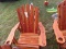 Red Cedar Amish Built Glider Rocker