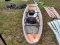 Clear 2 seater canoe