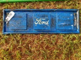 Rectangle Metal Blue Ford Tailgate Sign
