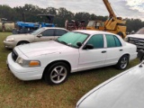 2008 Crown Vic.White Police Car