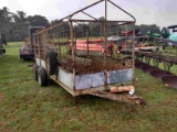 Homemade Stock Trailer