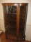 Antique Curved Front Curio