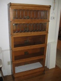 Antique Oak Stacked Bookcase
