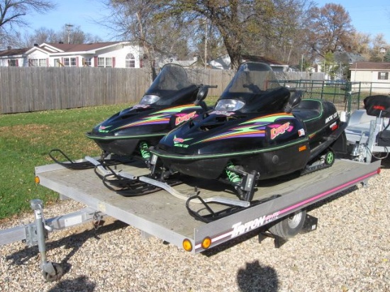 1997 Triton 8x10 Snowmobile Trailer