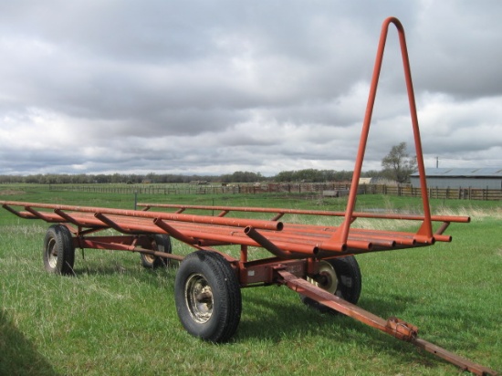 Stur-D Pipe Bed Bale Trailer w/Kory 8278 Gear