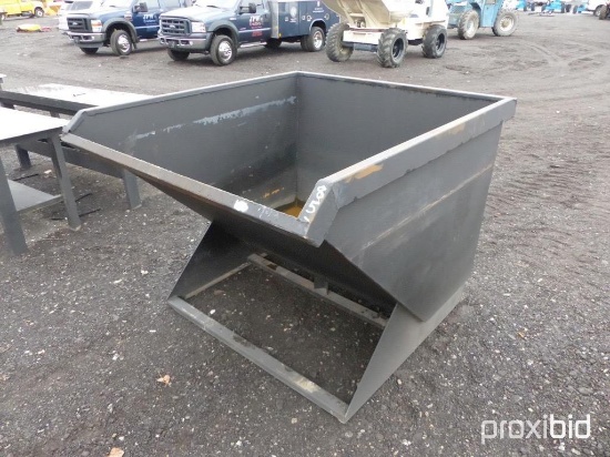 NEW UNUSED 2 YARD HOPPER SKID STEER ATTACHMENT