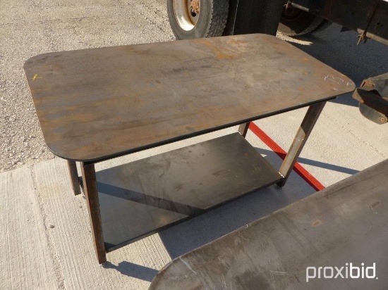 NEW 30IN. X 57IN. WELDING TABLE NEW SUPPORT EQUIPMENT