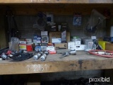 ALL FASTENERS, FILTERS, PARTS & GAUGES ETC ON 2ND SHELF